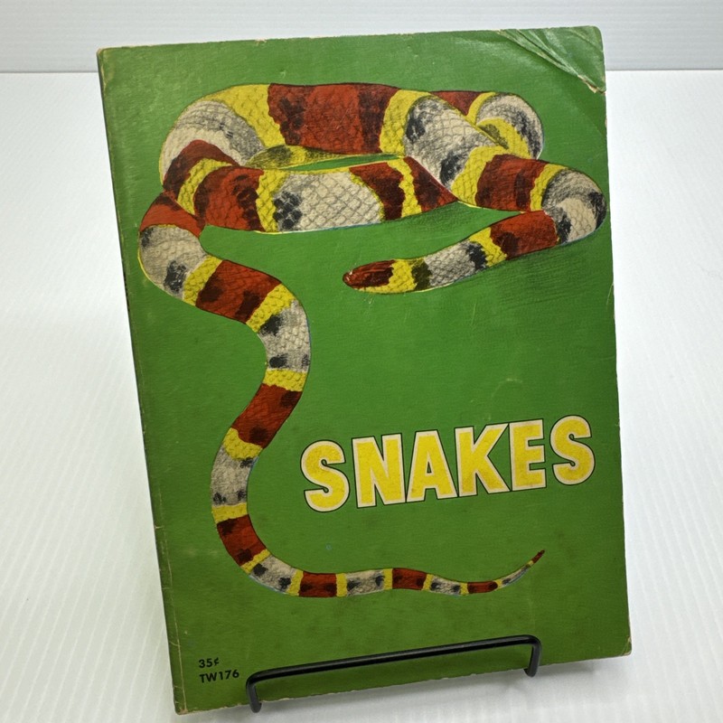 Snakes Herbert S. Zim 1965 PB Scholastic Book Services Vintage Childrens Book
