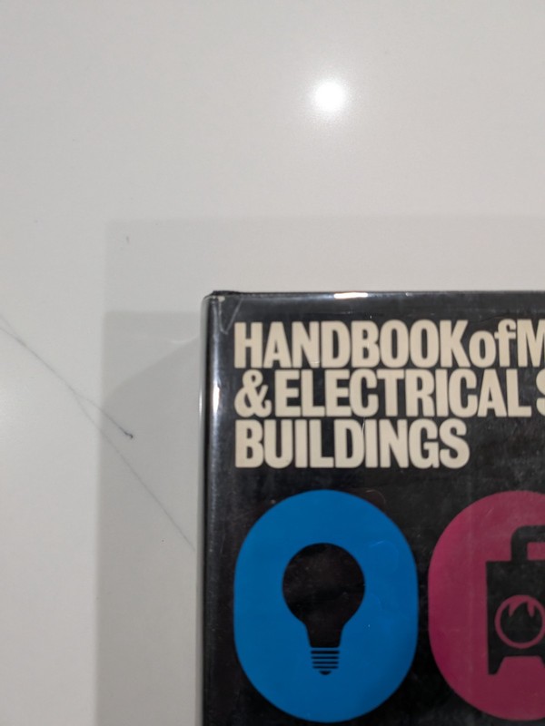 Handbook Mechanical & Electrical Systems Buildings | Bovay 1981 | 1st DJ Insert gallery