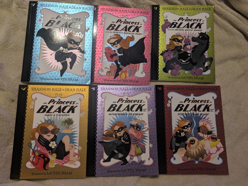 The Princess in Black Set books 1-6 Illustrated, Hale & Hale, Pham