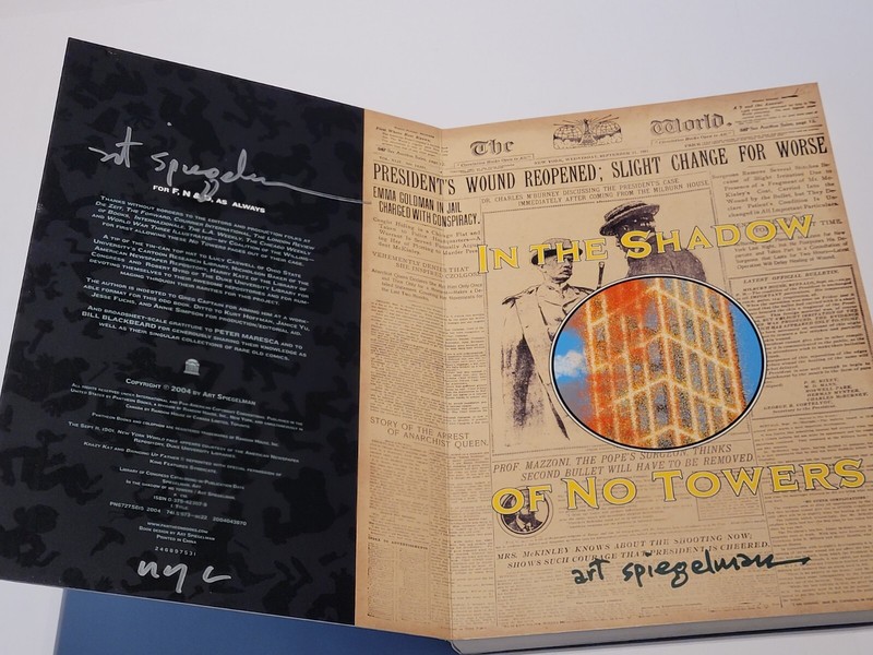 Art Spiegelman - In The Shadow of No Towers *SIGNED* NYC HC Author of Maus 2004 gallery