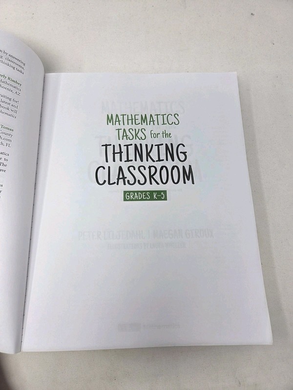 Mathematics Tasks for the Thinking Classroom, Grades K-5 by Peter Liljedahl gallery
