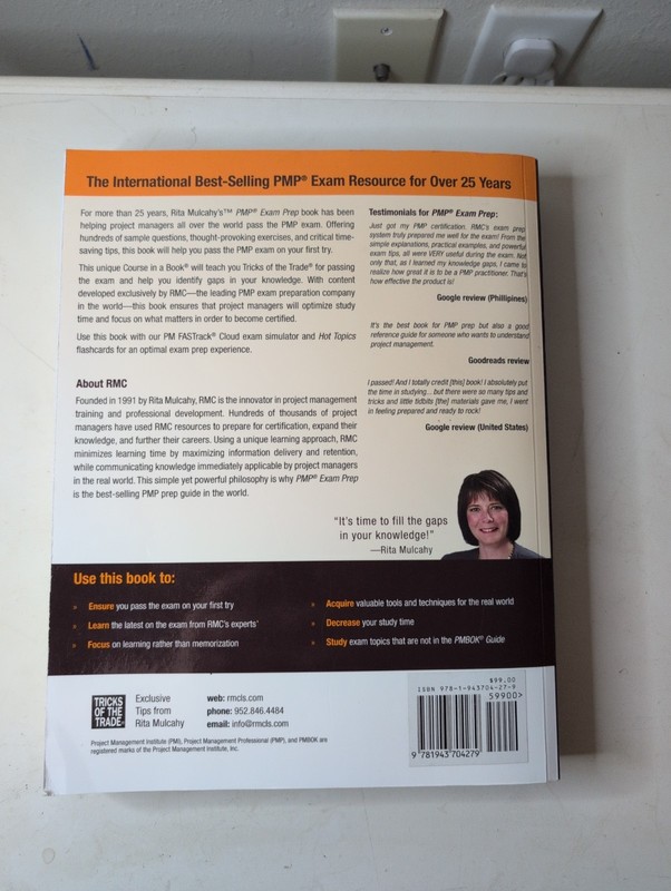 PMP Exam Prep, What You Really - Paperback, by Rita Mulcahy; Patti - Acceptable gallery