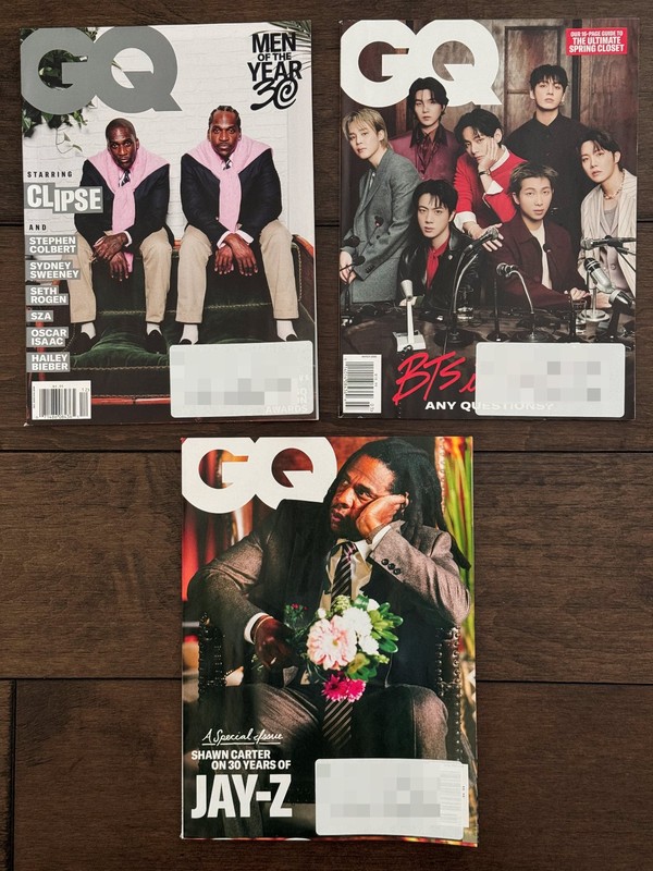 Three (3) Issues GQ Magazine: Dec 2025, Mar & Apr 2026