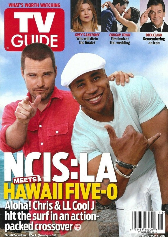 TV Guide Magazine NCIS L.A. Hawaii Five-0 Chris O’Donnell LL Cool J Dick Clark