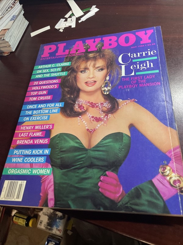 Playboy July 1986 Carrie Leigh Lynne Austin Tom Cruise Hooters Magazine Combine