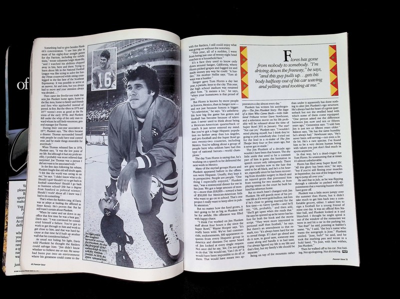 PRO! Magazine Vol 1 No 1 August 1982 Premier Issue NFL Football Plunkett Flores gallery