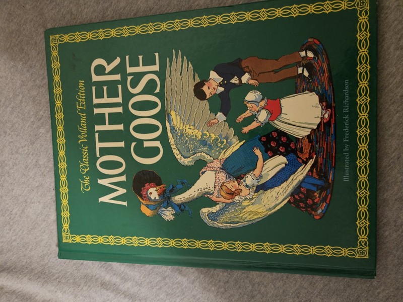 Vintage Edition Mother Goose Frederick Richardson 1971 *minimal wear & tear