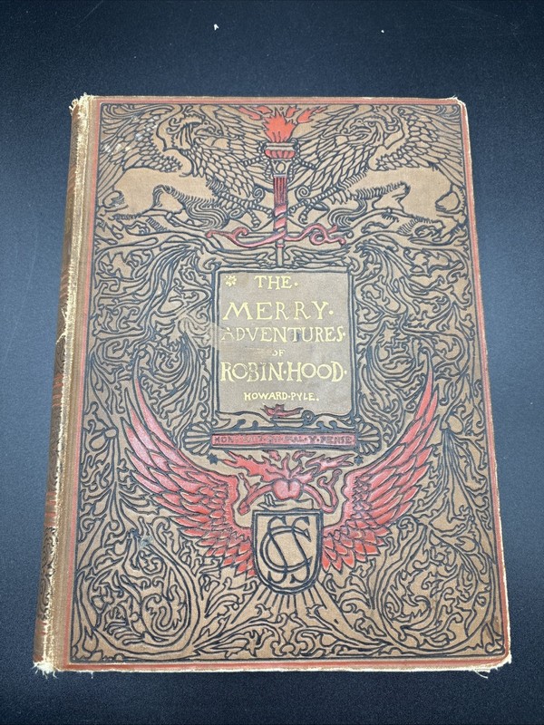 The Merry Adventures of Robin Hood Howard Pyle 1906 MCMVI Hardcover Illustrated