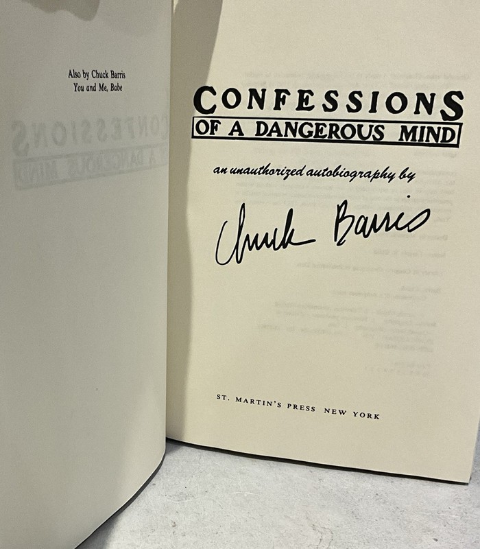 Confessions of a Dangerous Mind Chuck Barris 1984 HC DJ 1st Edition gallery