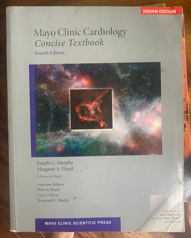 Mayo Clinic Cardiology: Concise Textbook Mayo Clinic Scientific Press 4th India
