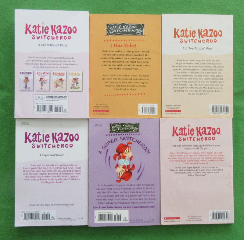 LOT 6 PB KATIE KAZOO SWITCHEROO CHILDREN'S CHAPTER BOOKS BY NANCY KRULIK gallery