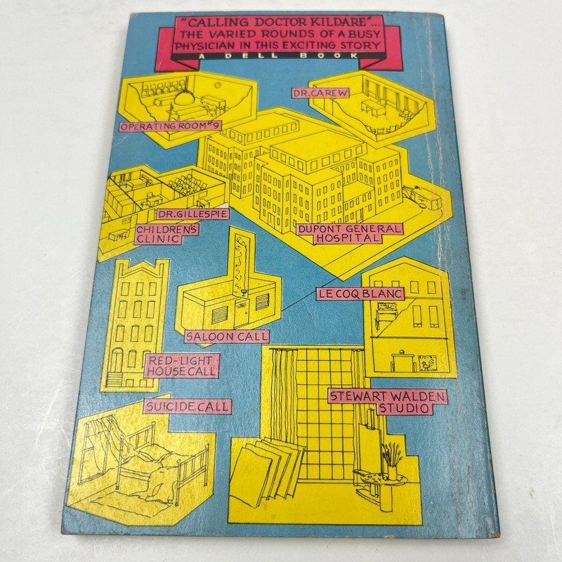 Map Back #329: Young Dr. Kildare 1st PB 1941 Max Brand, DELL Pulp Romance GGA gallery