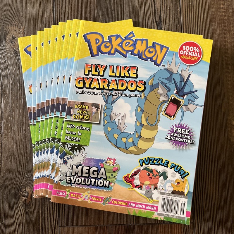 Pokemon Lot Of 8 Magazines NEW