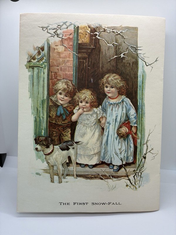 VTG CHRISTMAS DELIGHTS 1890 McLoughlin Bros. Reproduction #5303 Evergreen Press gallery