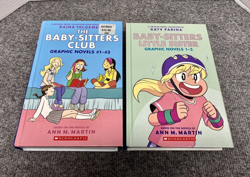 Babysitters Club Books Graphic Novel 2 Lot 3 In 1 Novels Little Sister Books 1-3
