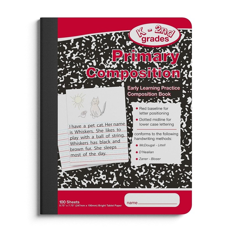 Staples 127173 Primary Composition Book 9 3/4-Inch X 7 1/2-Inch