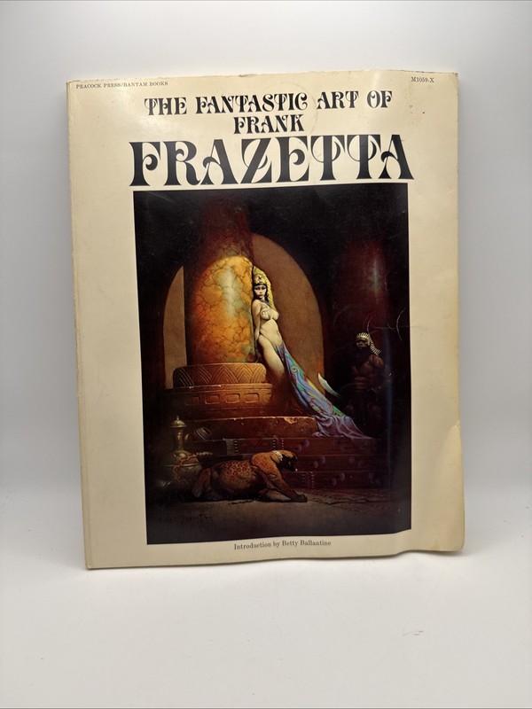 Fantastic Art of Frank Frazetta Peacock Press Bantam Egyptian Queen Fantasy SC
