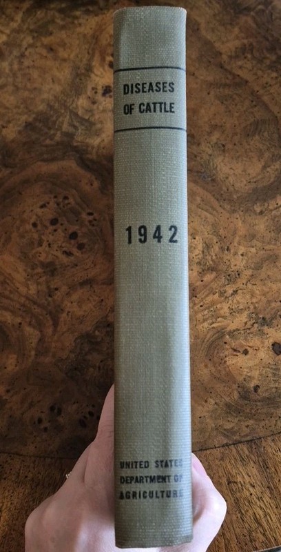 Diseases of Cattle 1942 USDA Farm Animal Care Book Vintage Illustrated gallery