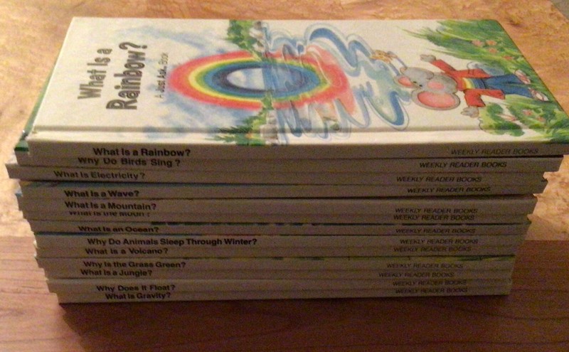 Vintage Set of 13 A Just Ask Book Weekly Reader HC Lot Most Like New