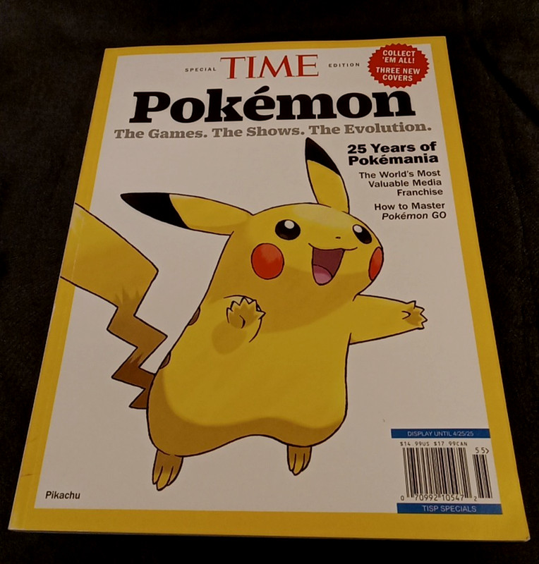 Time Magazine Pokémon Special Edition 2024 Pikachu Evolution Games 1st Ed New