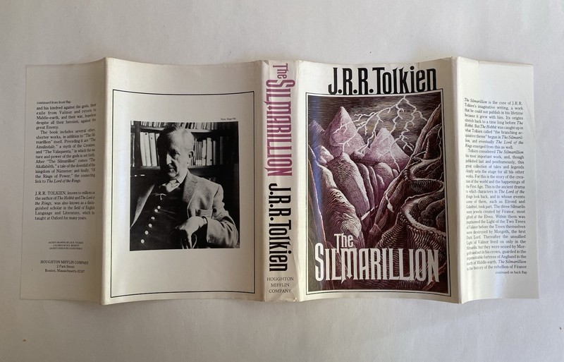 The Silmarillion, J.R.R. Tolkien 1977 w/ Map First US Edition 1st / 3rd Printing gallery
