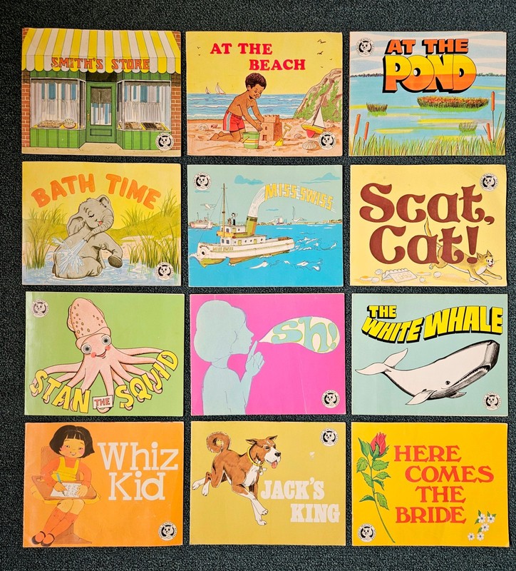 Lot Of 12 Vintage Modern Curriculum Press Phonics Practice Readers Series A