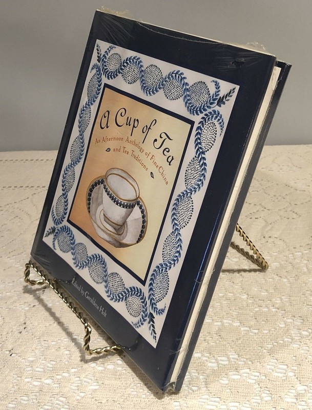 A Cup of Tea by Geraldene Holt, 1991 Hardcover Book, Tea Traditions, New Sealed gallery