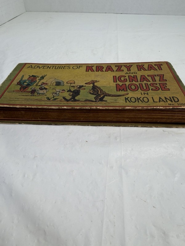 Krazy Kat Ignatz Mouse Koko Land 1934 Saalfield Book #1056 gallery