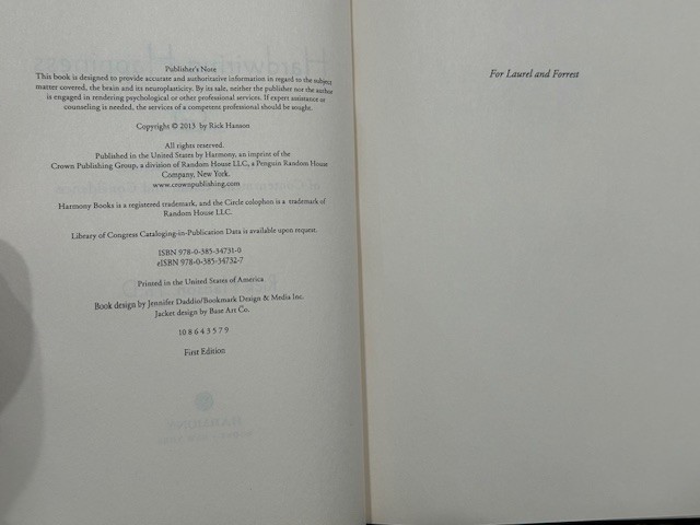 Hardwiring Happiness : The New Brain Science : Hanson, Rick Hardback gallery