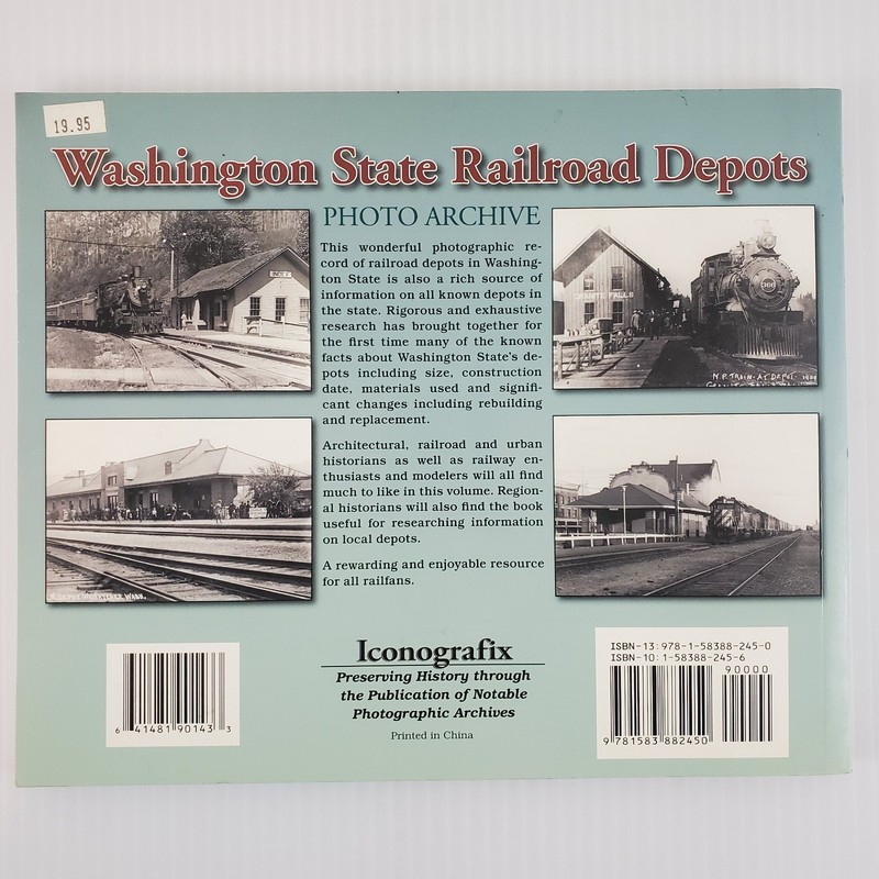Washington State Railroad Depots Photo Archive by Clive and Ann Carter 2009 PB gallery