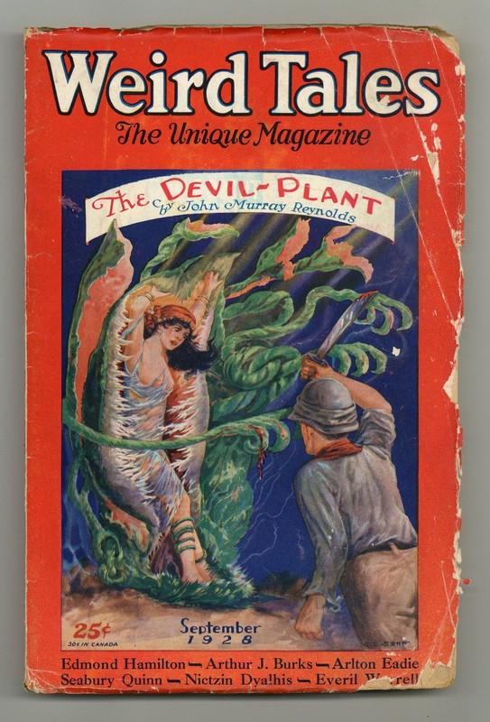 Weird Tales Pulp 1st Series Sep 1928 Vol. 12 #3 FR/GD 1.5