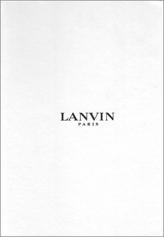 LANVIN Women’s Runway Show HARDCOVER LOOKBOOK Spring 2018 Binx Walton Cong He