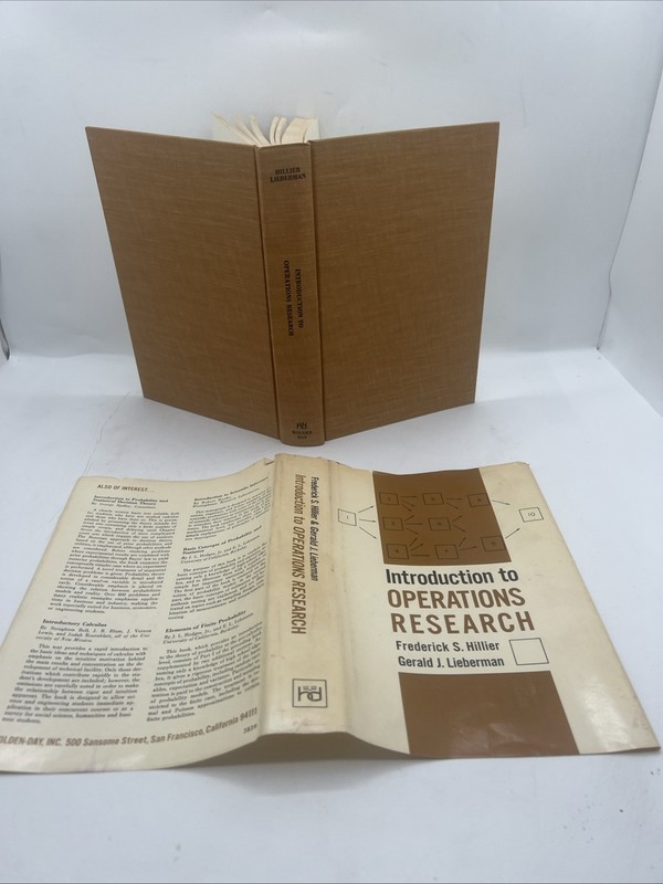 Introduction to Operations Research (1968 3rd Edition) Hardcover W/ DJ Book gallery