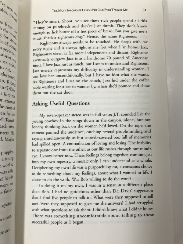 The Most Important Lesson No One Ever Taught Me - Doug Newburg Ph D. Like New gallery