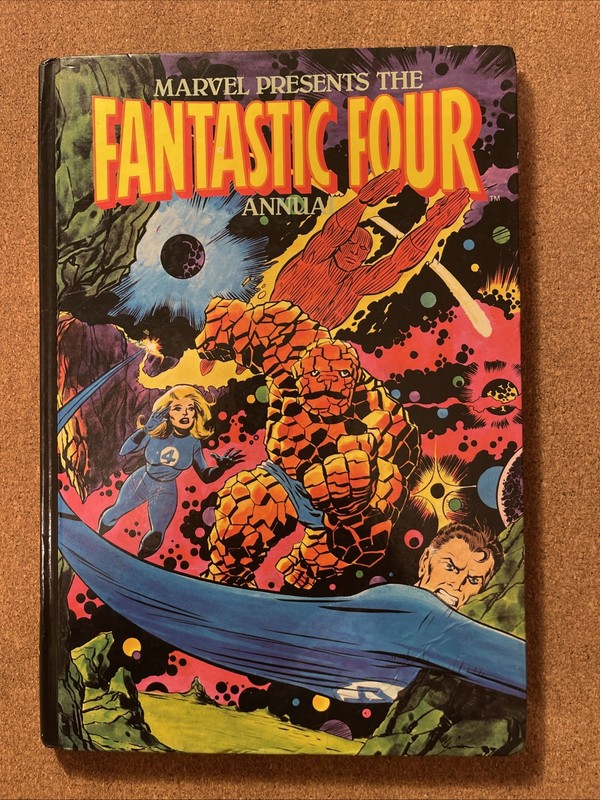 Fantastic Four Annual UK 1980 GOOD Unclipped No Pen, Rpts FF #28 Meet The X-Men