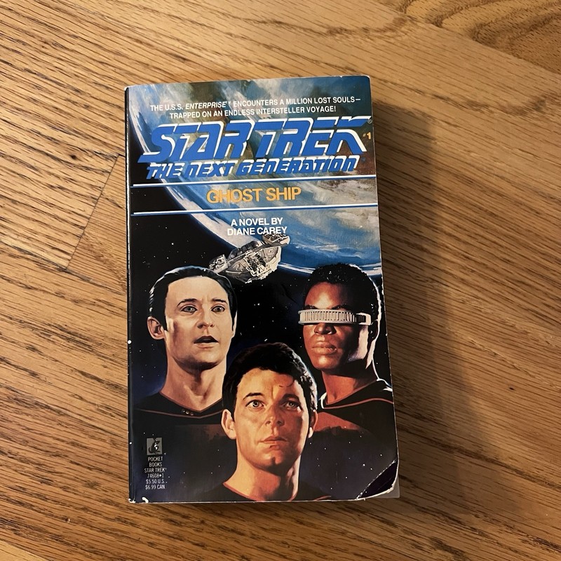 Star Trek The Next Generation: Ghost Ship by (1988) 1st Print) FREE SHIPPING!