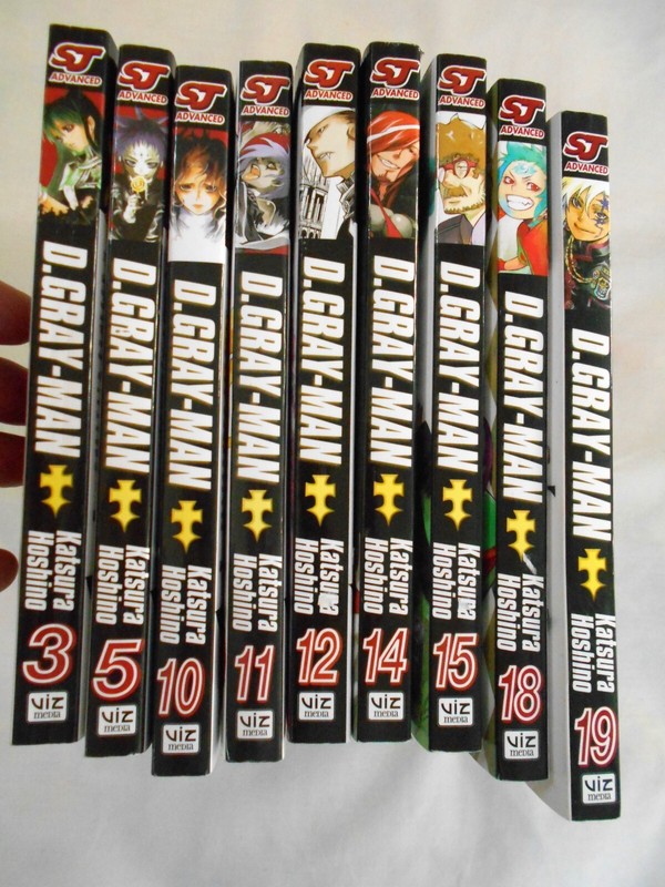 Katsura Hoshino–D.GRAY-MAN Vols. 3 5 10-12 14-15 18-19 VIZ Media Manga