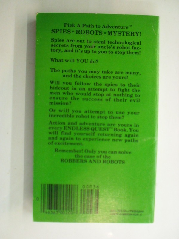 Robbers and Robots Dungeons Dragons Mike Carr, TSR Paperback, 1st Printing, 1983 gallery