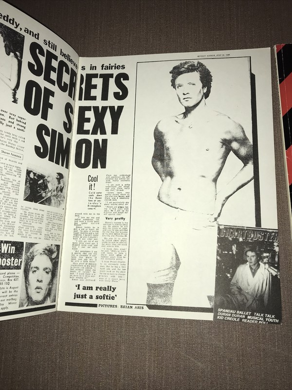 Vintage 80s Duran Duran Scrapbooks Volumes 2 & 3 Softcover Rare UK Editions gallery