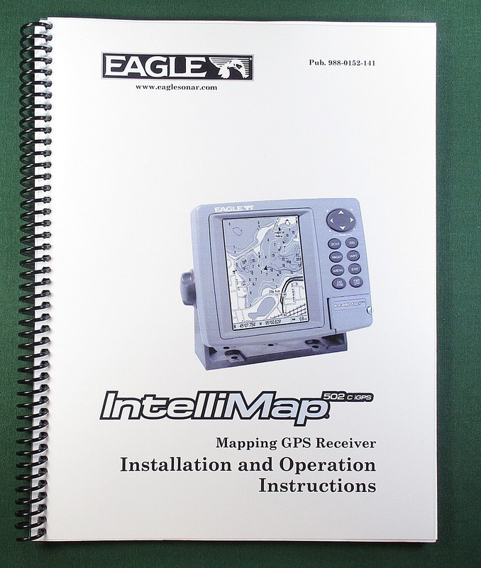 Eagle IntelliMap 502 Instruction Manual: 136 Pages & Protective Covers!