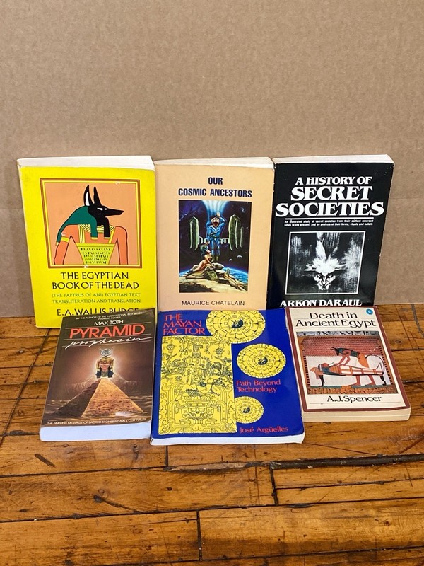 Ancient Civilizations Occult Esoteric Book Lot Egypt Maya Secret Societies UFO