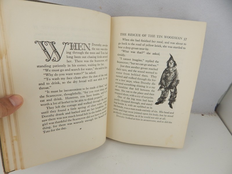 ~Vintage~ The New Wizard of Oz by L Frank Baum (1944) HC Color Illustration gallery