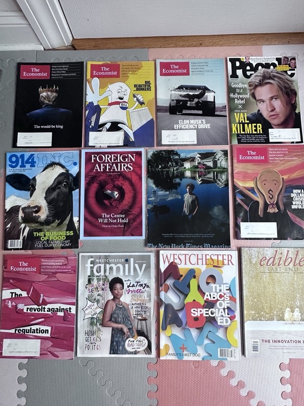 Lot Of 12 Magazines People The Economist The New York Times Magazine Edibles