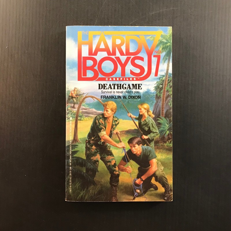 Hardy Boys Casefiles No. 1 Deathgame Franklin W. Dixon 1st Printing 1987 YA