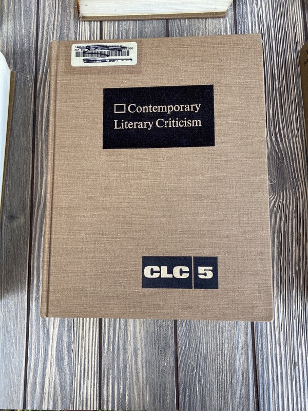 Contemporary Literary Criticism Carolyn Riley Editor 6 Piece Book Set 1975 gallery