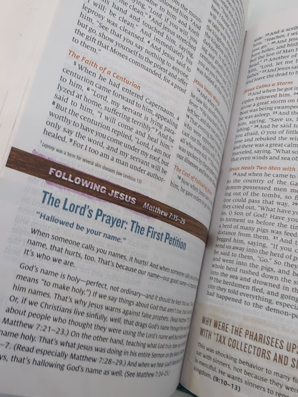 ESV Following Jesus Bible (Crossway, Teal) Imitation Leather Trutone gallery