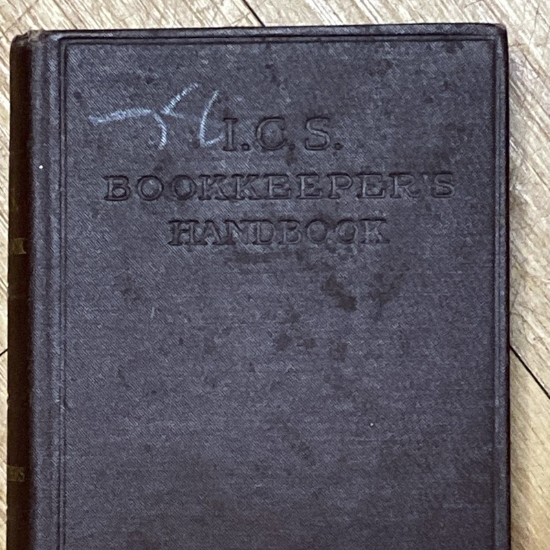 1912 I.C.S Bookkeepers Handbook CPA Accountant Pocket Size Antique Law HC gallery
