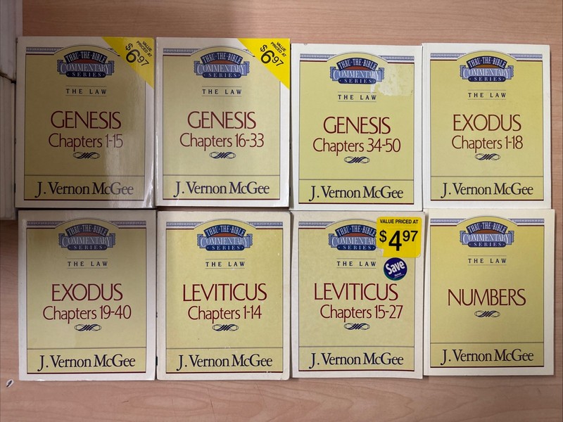 Lot 60 Thru the Bible Commentary Series Complete 60 Book Set J. Vernon McGee PB gallery