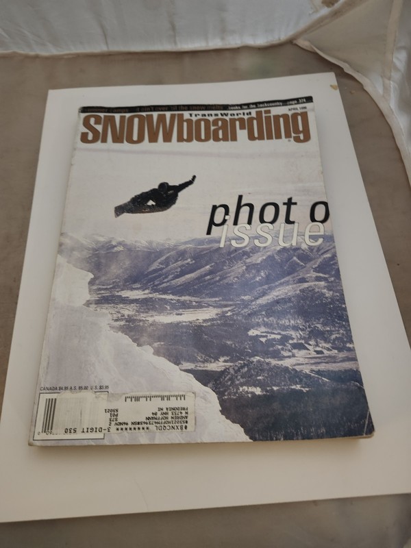 Transworld Snowboarding Magazine 1996 April Photo Issue 426 pages!