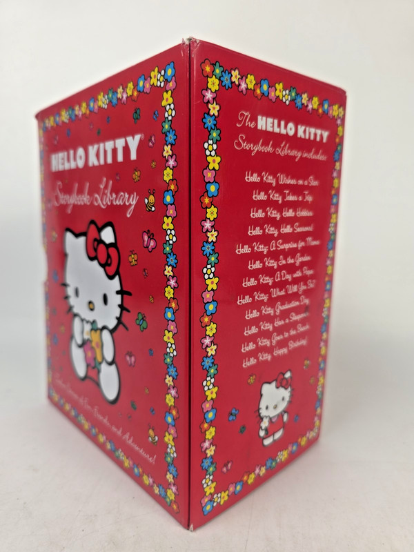 Hello Kitty Storybook Library Collection Complete Box Set of 12 ~ By: Sanrio gallery